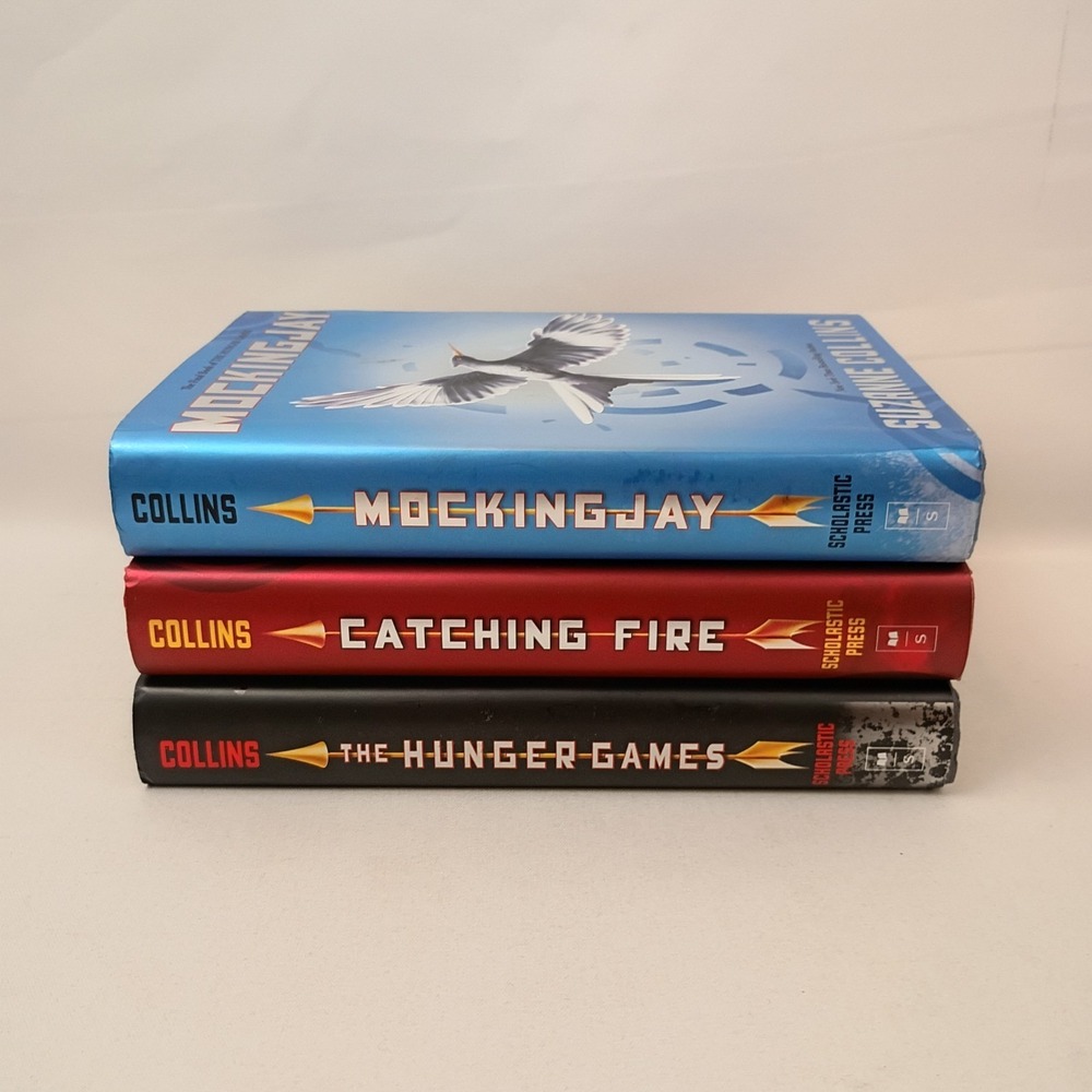 The Hunger Games Trilogy set Collins Catching Fire, Mockingjay Hardback HB lot
